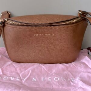 Poppy & Peonies Sidekick Bag Cognac